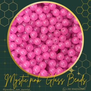 Glass Beads - Mystic Pink, Small Pack