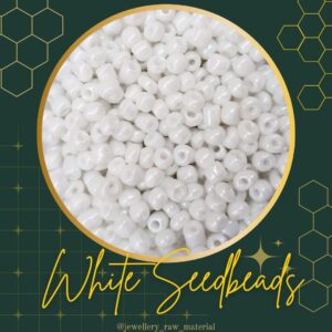 4mm Seedbeads - White