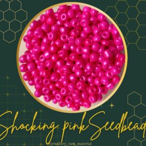 4mm Seedbeads - shocking pink