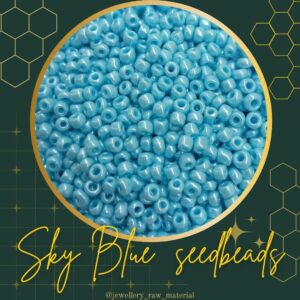 4mm Seedbeads - Sky Blue