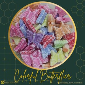 Acrylic Beads - Butterfliers, Small Pack