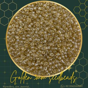 3mm Seedbeads - Golden