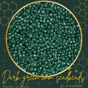 2mm SeedBeads - Dark green