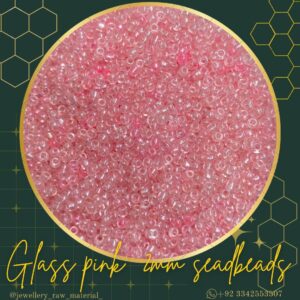 2mm SeedBeads - Glass pink
