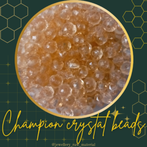 6mm tyre Crystals - Champagne