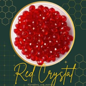 6mm tyre Crystals - Red