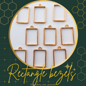 Rectangle Bezel - Golden, Discount Pack