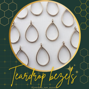 Tear Drop Bezel - Silver, Discount Pack
