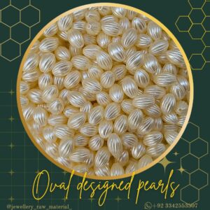 Designed Pearls - Oval, Small pack