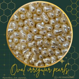 Irregular pearls - Oval, Small pack