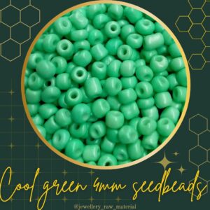 4mm Seedbeads - Cool Green