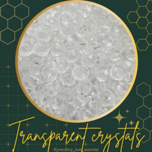 6mm tyre Crystals - Transparent