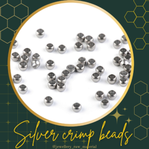 Crimp beads - Silver