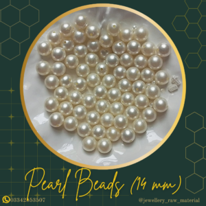 Pearl Beads - 14mm, Small Pack