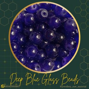Glass Beads - Deep Blue, Small Pack
