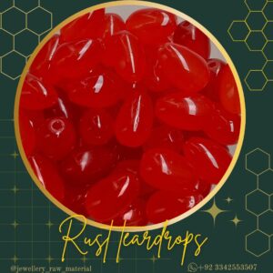 Tear Drop Beads - Rusl, Small Pack