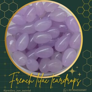 Tear Drop Beads - French Lilac, Discount Pack