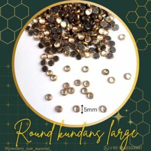 Kundan Beads - Round (5mm)