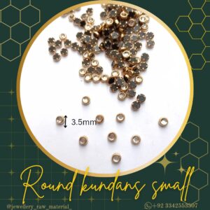 Kundan Beads - Round (3.5mm)