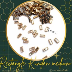 Kundan Beads - Rectangle