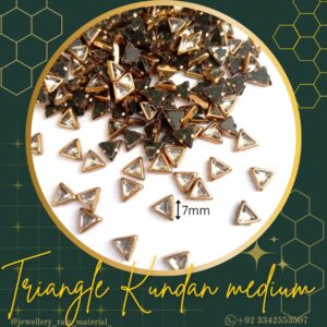 Kundan Beads - Triangle