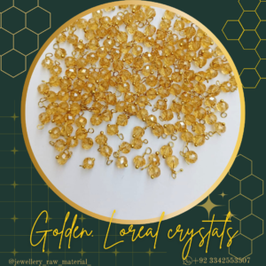 Loreal Pearls & Loreal Crystals - Golden, Small Pack