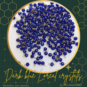 Loreal Pearls & Loreal Crystals - Dark blue, Small Pack