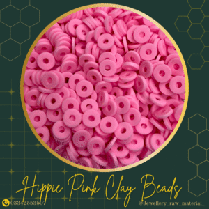 Clay beads - Hippie pink, Small pack