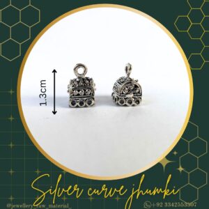 Jhumki - Silver curve, Small pack