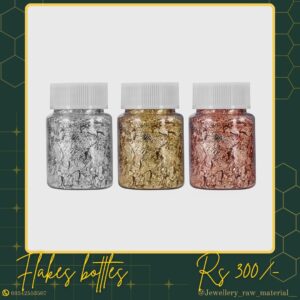 Flakes Bottles - Golden