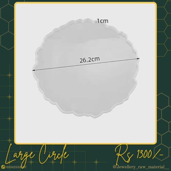 Large Circle Resin Mold
