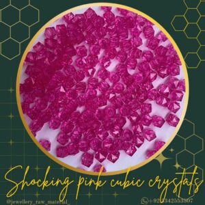 Cubic Crystals - Shocking Pink, Small Pack 
