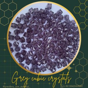 Cubic Crystals - Grey,  Half kg