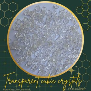 Cubic Crystals - Transparent, Small Pack 