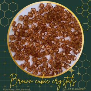 Cubic Crystals - Brown, Small Pack 