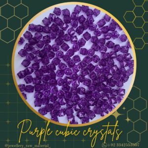Cubic Crystals - Purple, Small Pack 