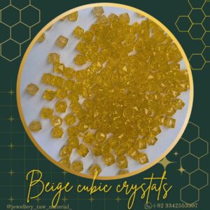 Cubic Crystals - Biege, Small Pack 