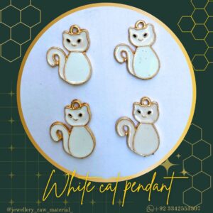Pendants - White Cat Pendant