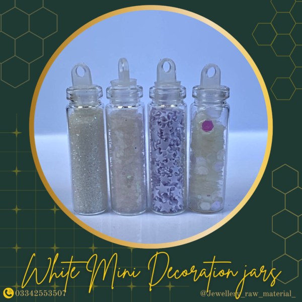 Resin Mini Decoration Jars