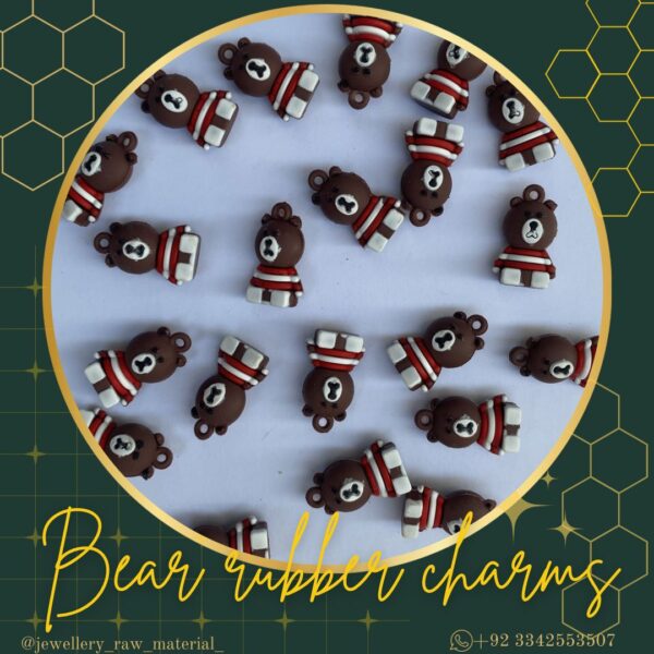 Bear Rubber Charms