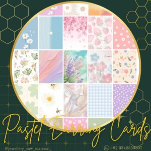 Earring Cards - Pastel