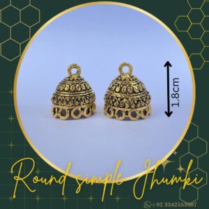 Premium Jhumkis - Round Simple, Discount Pack