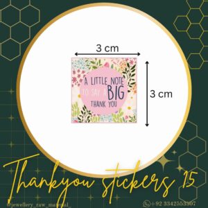 Thankyou Stickers - Design 15