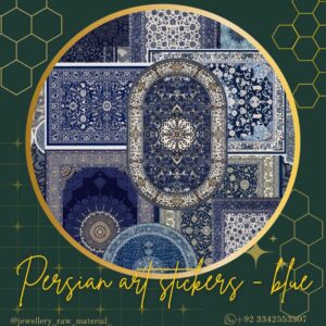 Persian Art Stickers - Blue