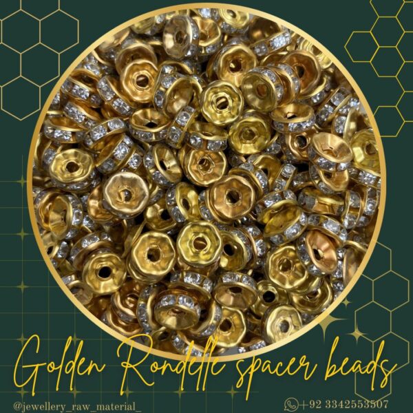 Rondelle spacer beads