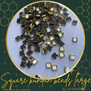 Kundan Beads - Large square