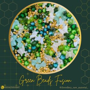 Beads Fusion - Green, Small pack