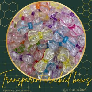 Transparent cracked bows