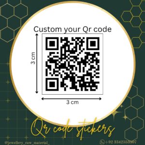 Qr code sticker