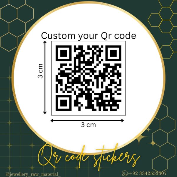 Qr code sticker